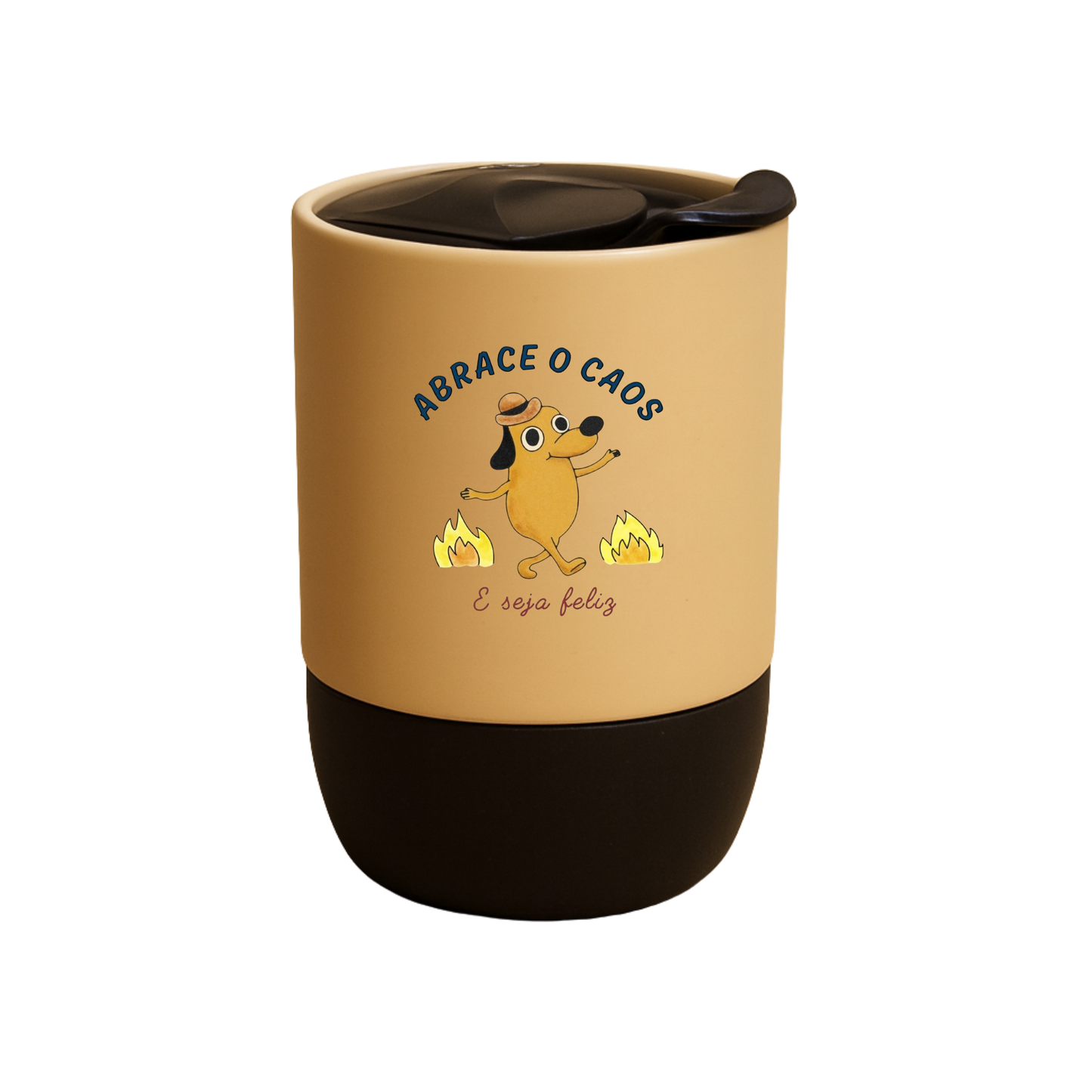 Copo Café Cerâmica l Abrace o Caos