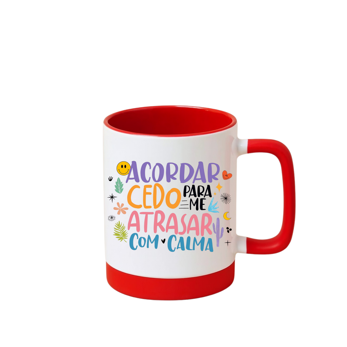 Caneca com Base de Silicone e Alça Emborrachada I Cafeinada eu sou eu sou ótima! (Cópia)