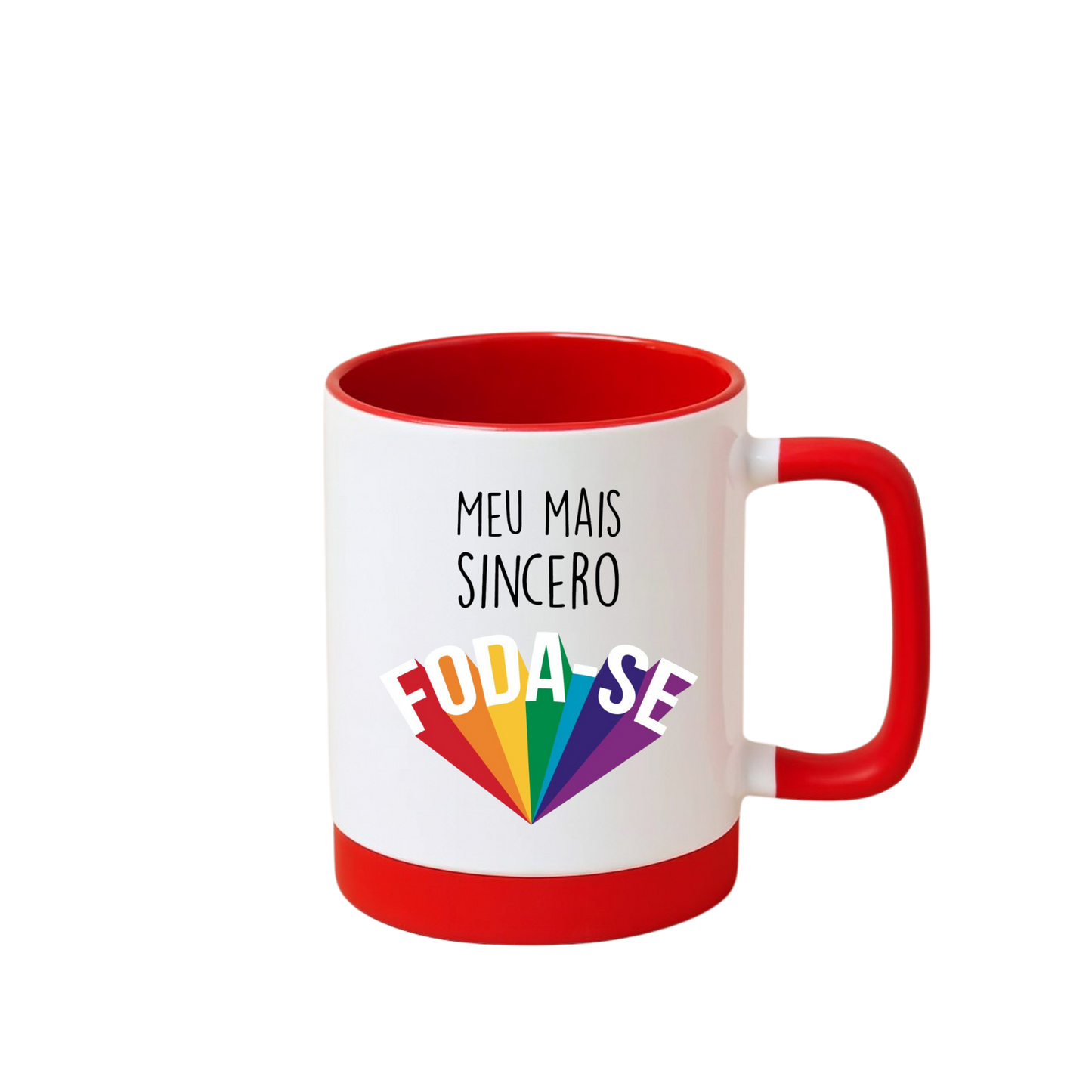 Caneca com Base de Silicone e Alça Emborrachada I Cafeinada eu sou eu sou ótima! (Cópia) (Cópia)