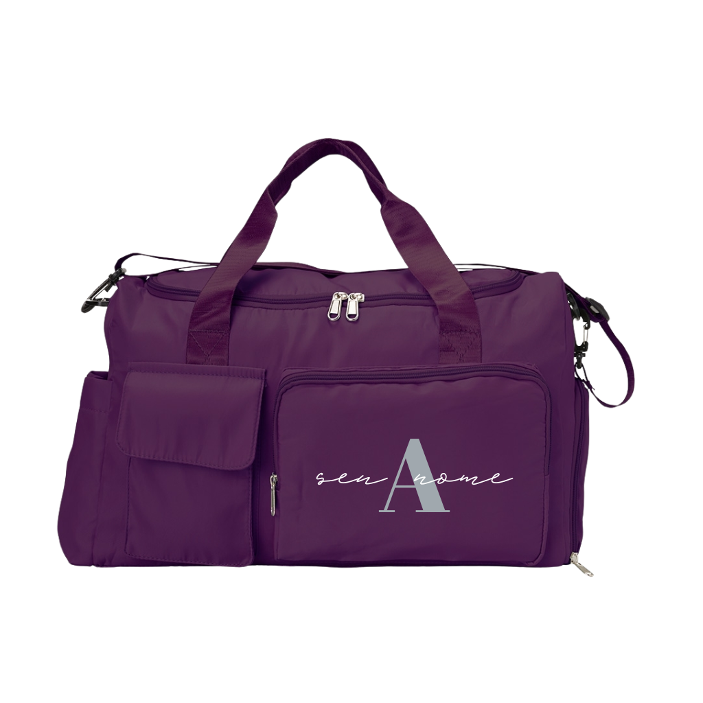 Bolsa De Viagem Personalizada com Seu Nome - Inicial e Nome