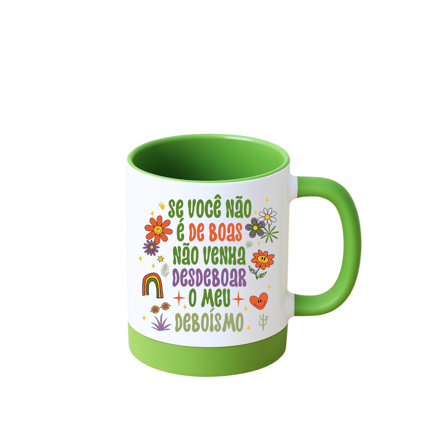 Caneca com Base de Silicone e Alça Emborrachada I Se você não é de boas ...  (Cópia)