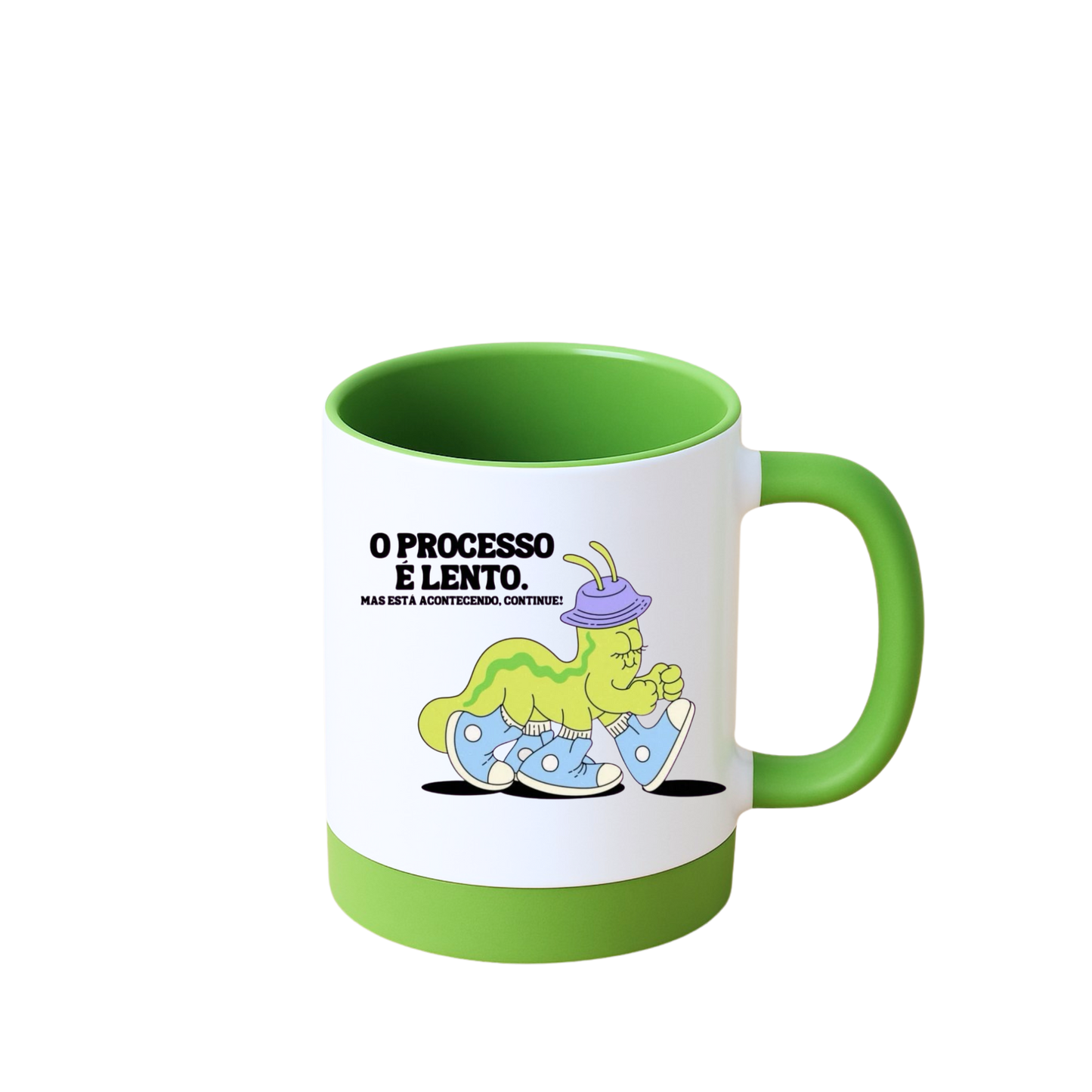 Caneca com Base de Silicone e Alça Emborrachada I O processo é lento (Cópia)