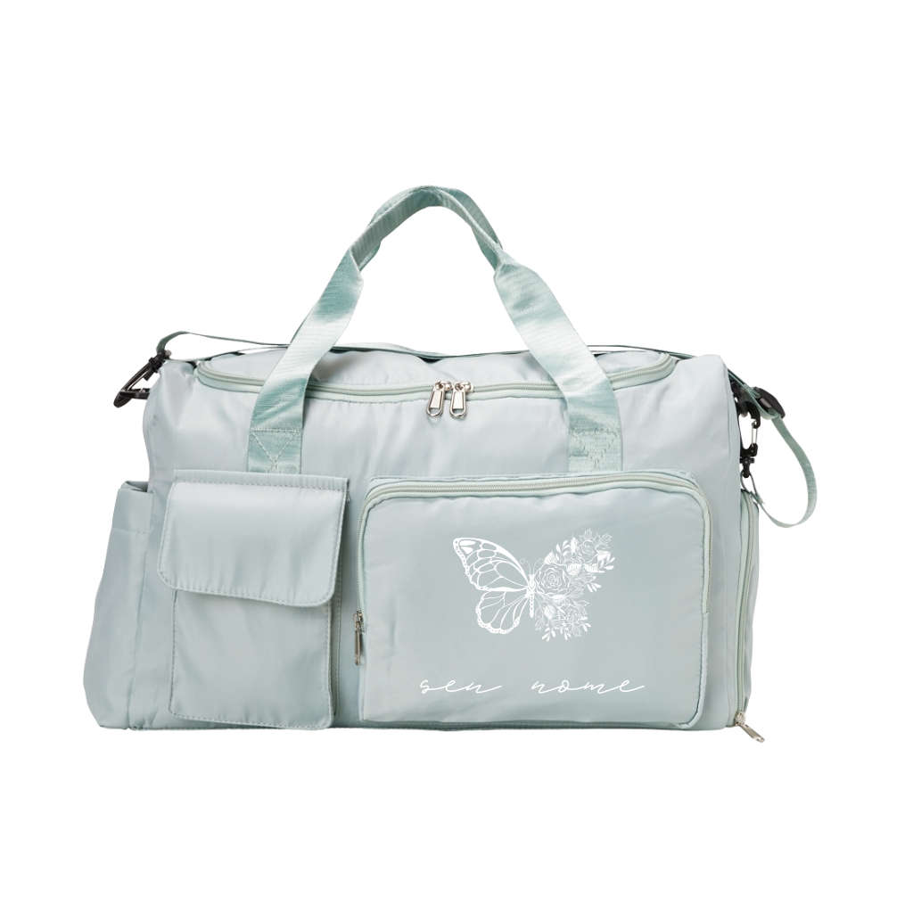 Bolsa De Viagem Personalizada com Seu Nome - Borboleta