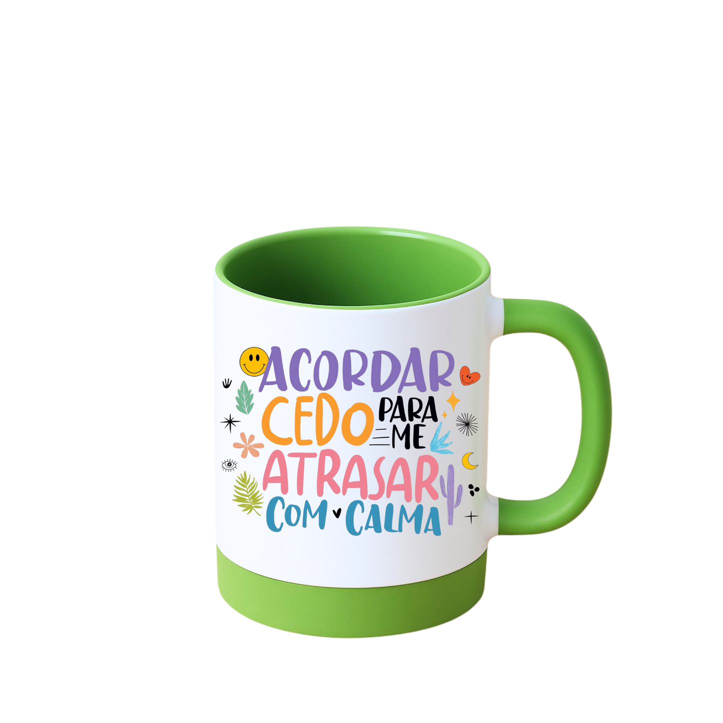 Caneca com Base de Silicone e Alça Emborrachada I Cafeinada eu sou eu sou ótima! (Cópia)