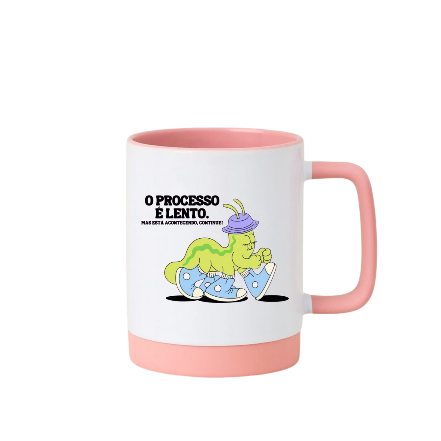 Caneca com Base de Silicone e Alça Emborrachada I O processo é lento (Cópia)
