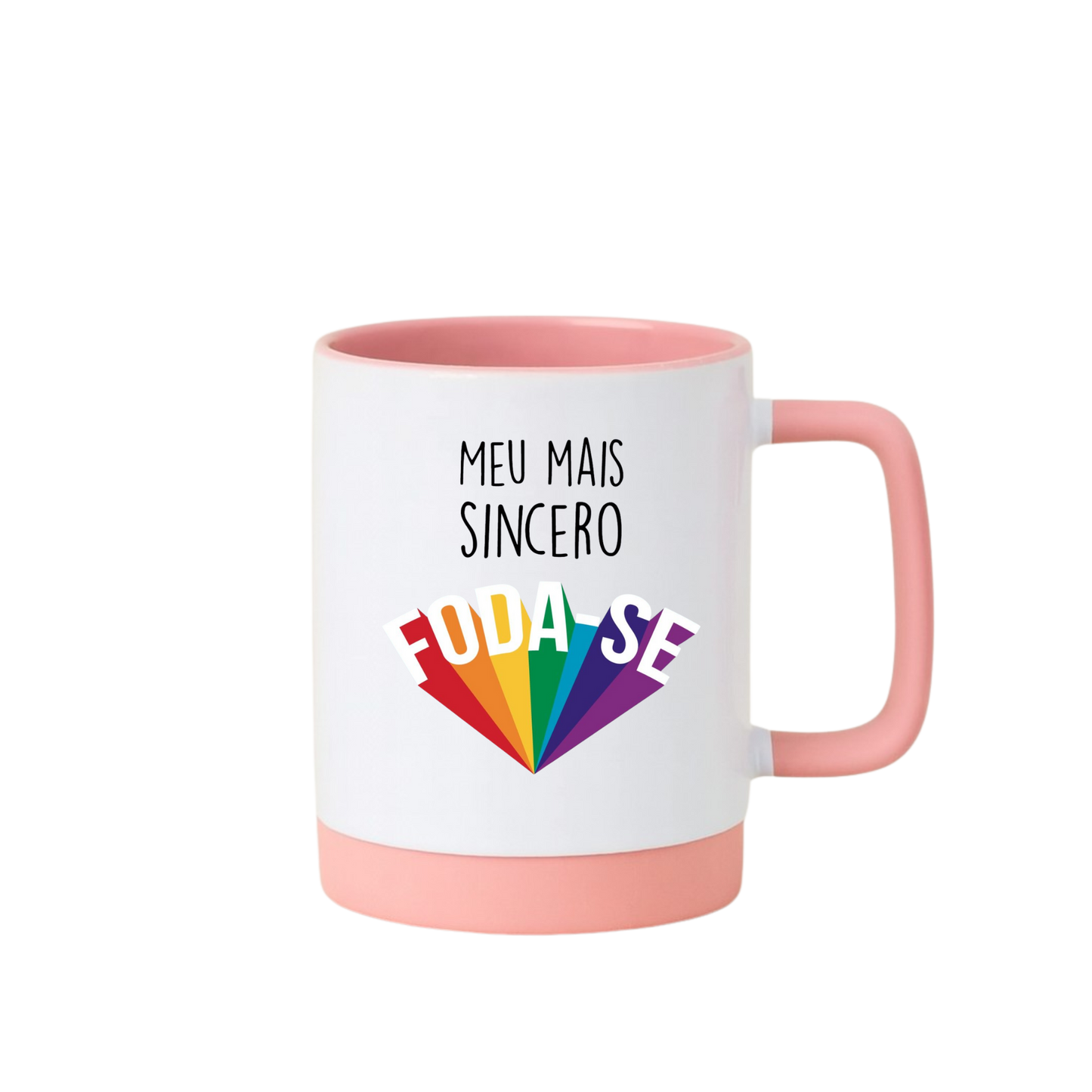 Caneca com Base de Silicone e Alça Emborrachada I Cafeinada eu sou eu sou ótima! (Cópia) (Cópia)