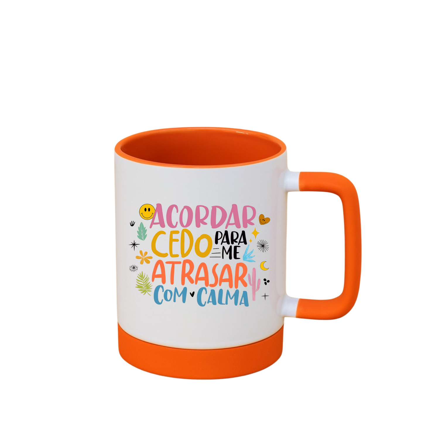 Caneca com Base de Silicone e Alça Emborrachada I Cafeinada eu sou eu sou ótima! (Cópia)