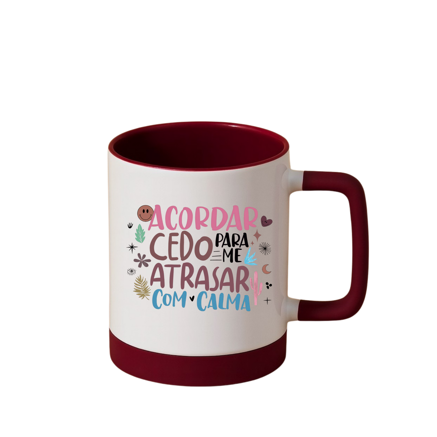 Caneca com Base de Silicone e Alça Emborrachada I Cafeinada eu sou eu sou ótima! (Cópia)
