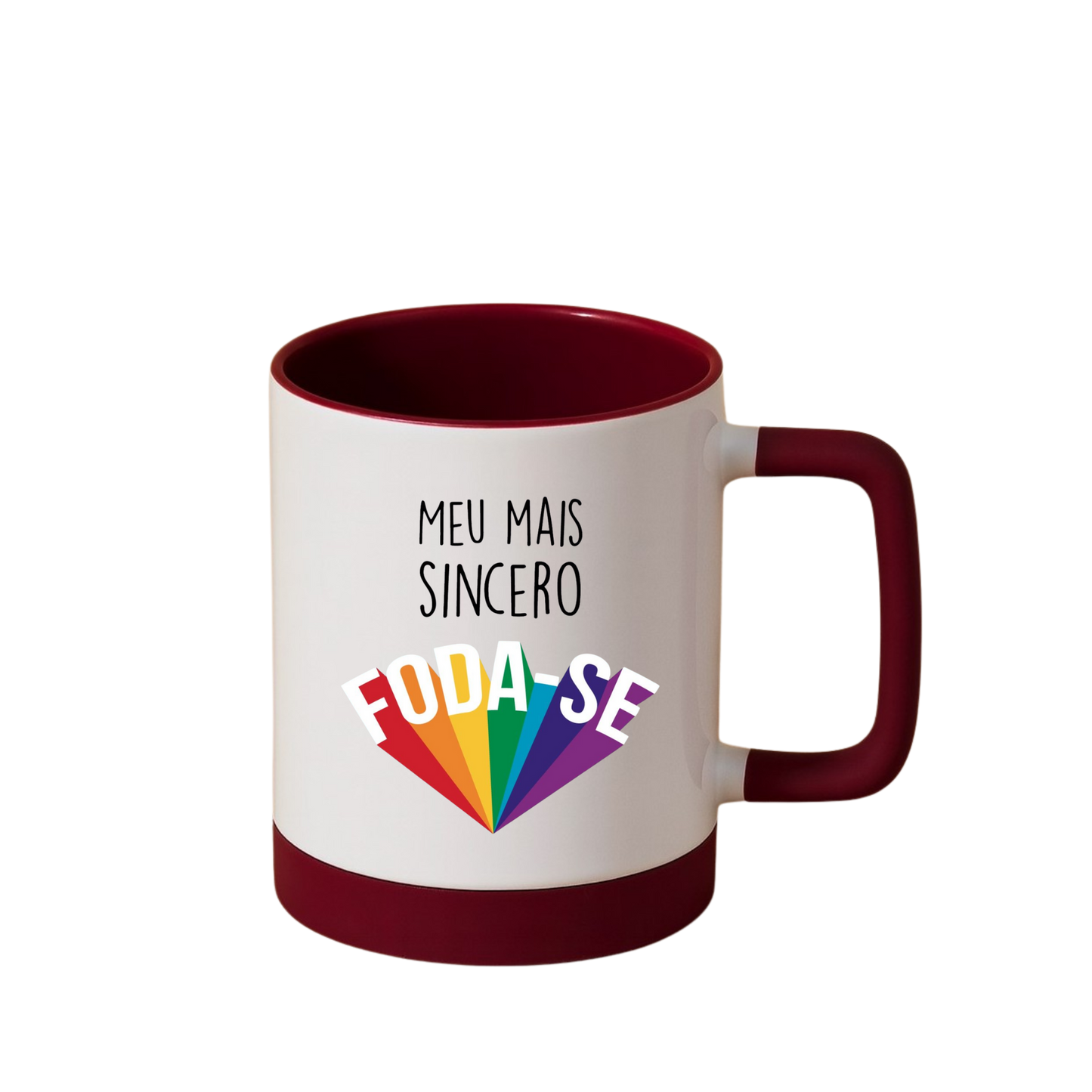 Caneca com Base de Silicone e Alça Emborrachada I Cafeinada eu sou eu sou ótima! (Cópia) (Cópia)