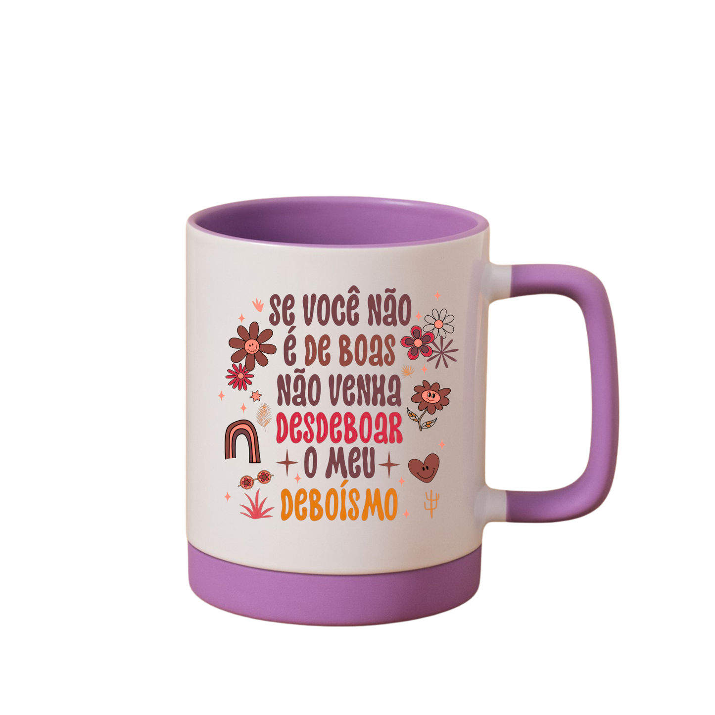 Caneca com Base de Silicone e Alça Emborrachada I Se você não é de boas ...  (Cópia)