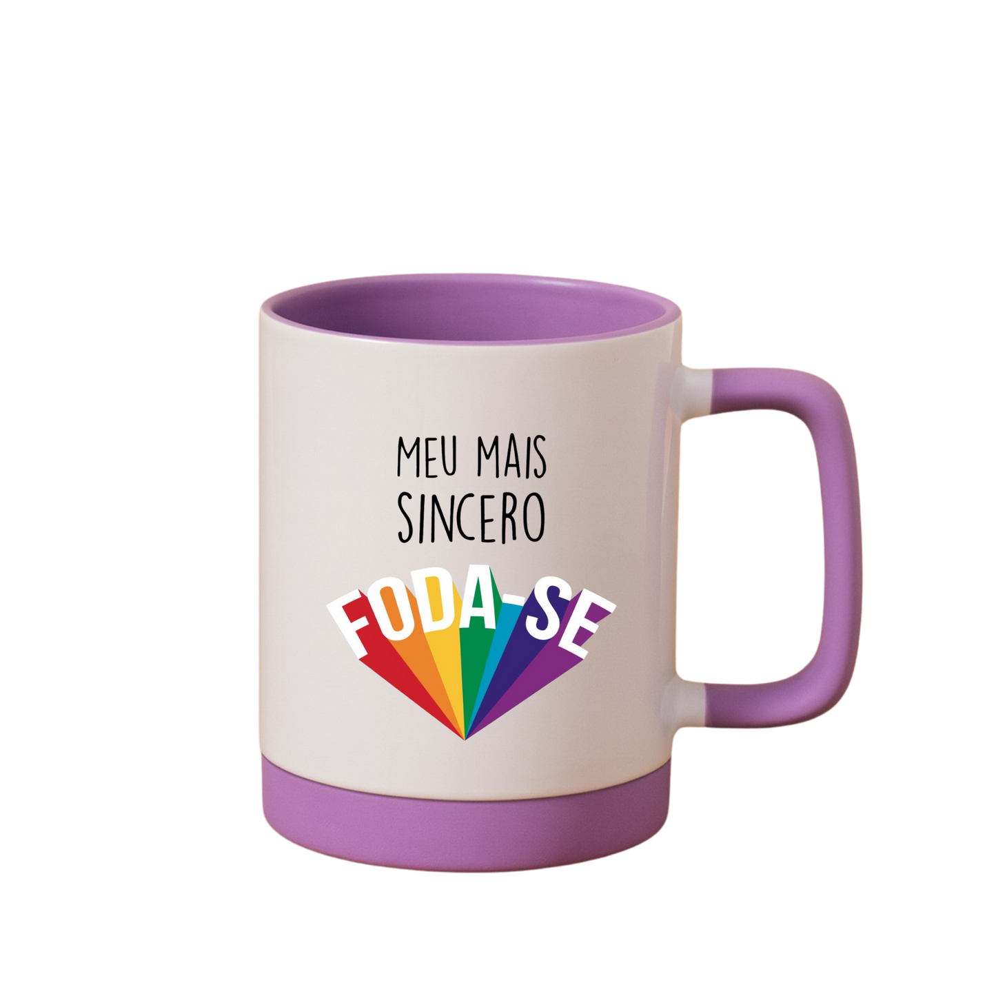 Caneca com Base de Silicone e Alça Emborrachada I Cafeinada eu sou eu sou ótima! (Cópia) (Cópia)