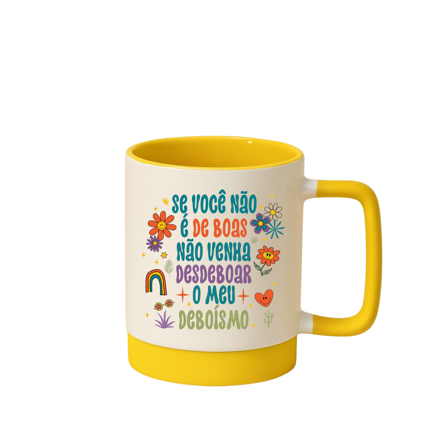 Caneca com Base de Silicone e Alça Emborrachada I Se você não é de boas ...  (Cópia)