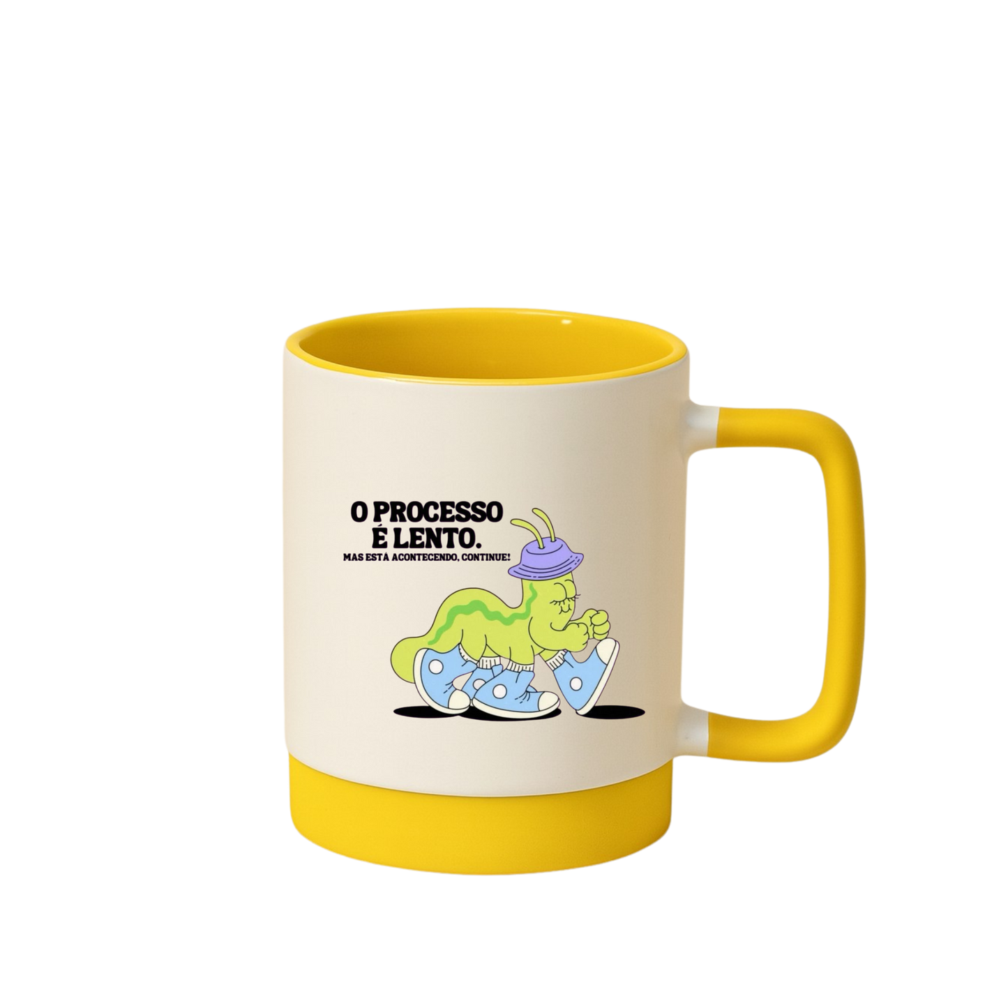 Caneca com Base de Silicone e Alça Emborrachada I O processo é lento (Cópia)
