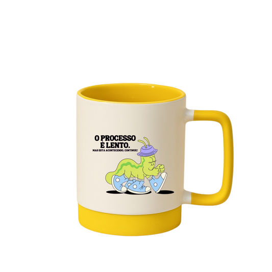 Caneca com Base de Silicone e Alça Emborrachada I O processo é lento (Cópia)
