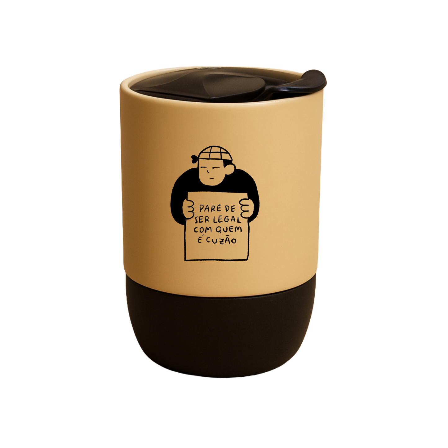 Copo Café Cerâmica Personalizada l Pare de Ser Legal com Quem é C...
