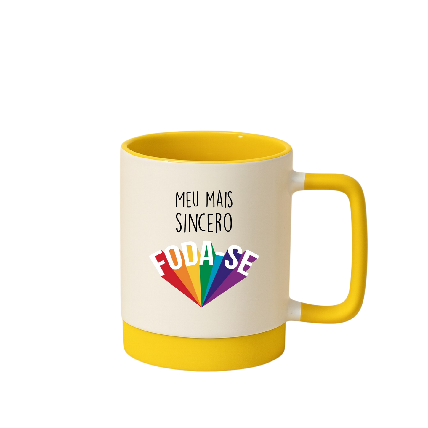 Caneca com Base de Silicone e Alça Emborrachada I Cafeinada eu sou eu sou ótima! (Cópia) (Cópia)