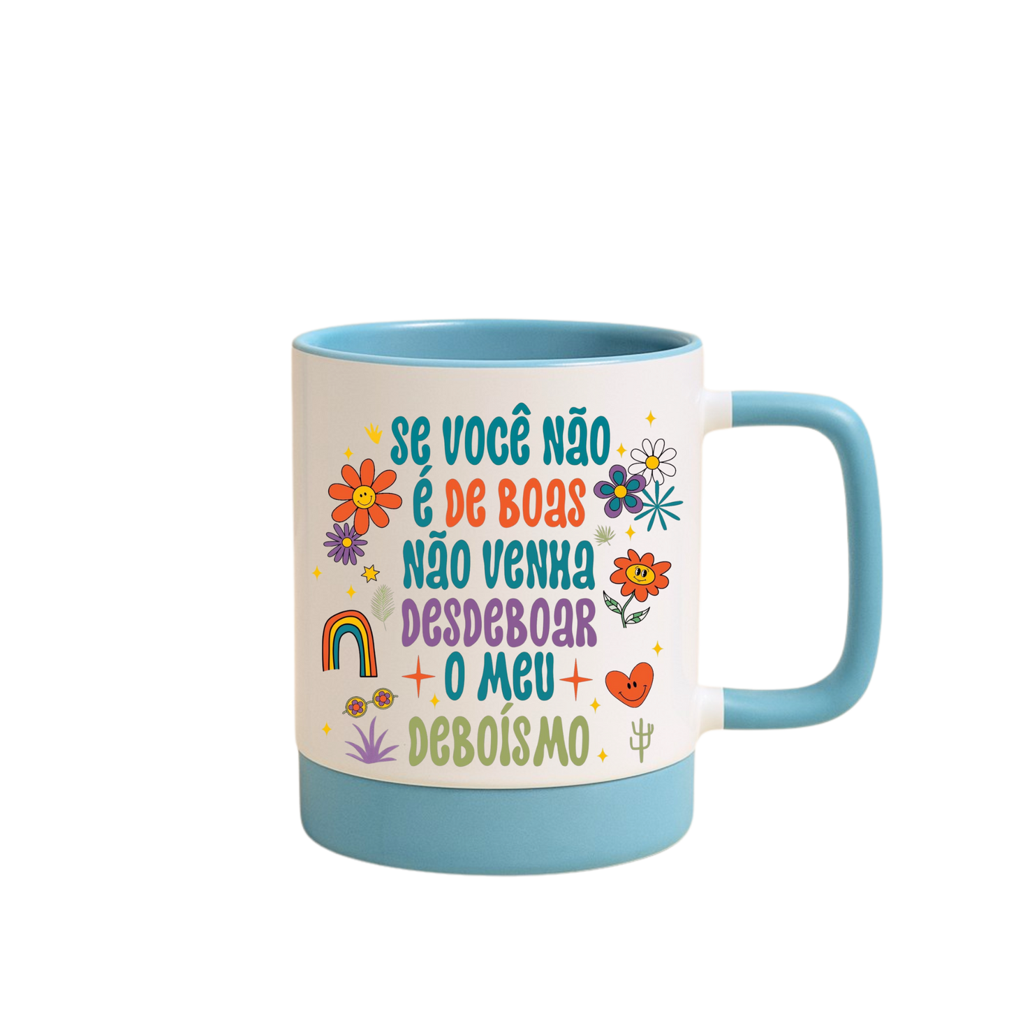 Caneca com Base de Silicone e Alça Emborrachada I Se você não é de boas ...  (Cópia)