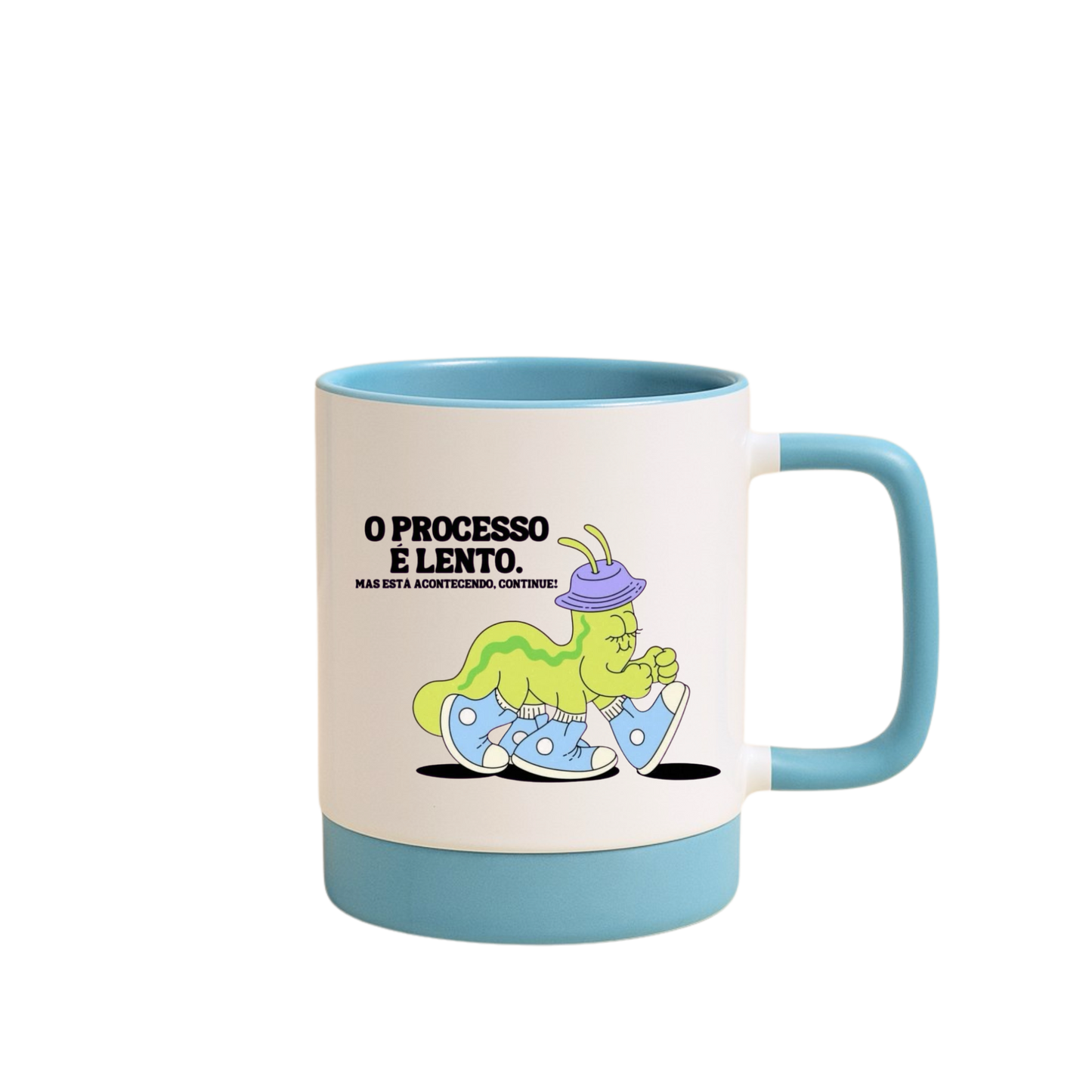Caneca com Base de Silicone e Alça Emborrachada I O processo é lento (Cópia)