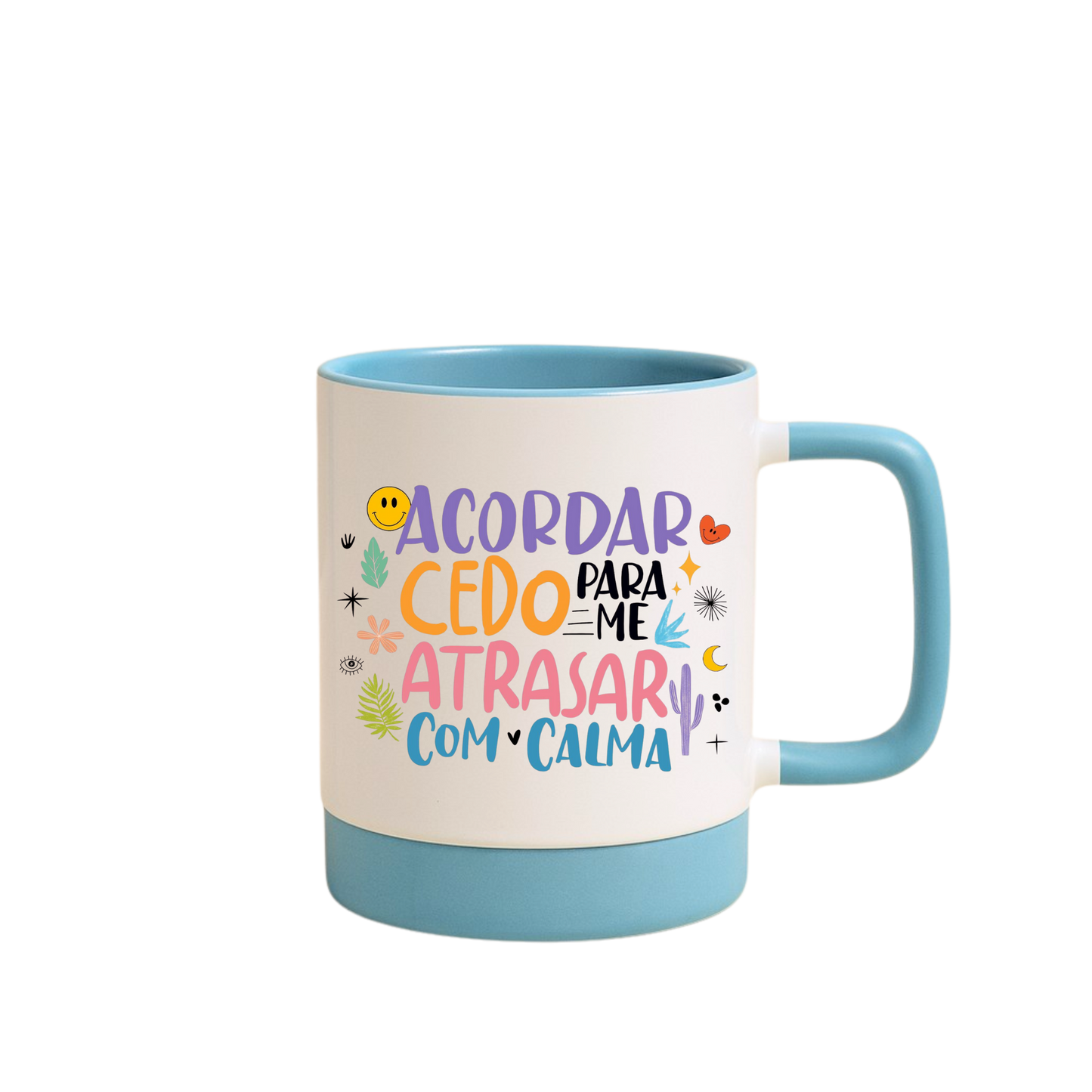 Caneca com Base de Silicone e Alça Emborrachada I Cafeinada eu sou eu sou ótima! (Cópia)