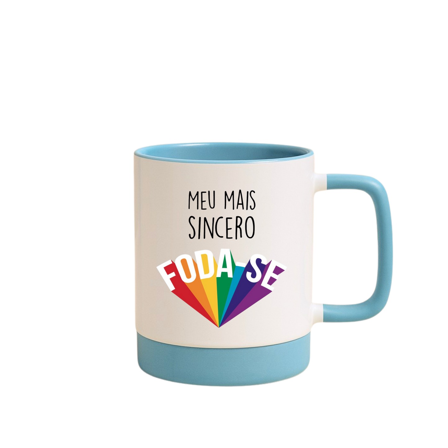 Caneca com Base de Silicone e Alça Emborrachada I Cafeinada eu sou eu sou ótima! (Cópia) (Cópia)