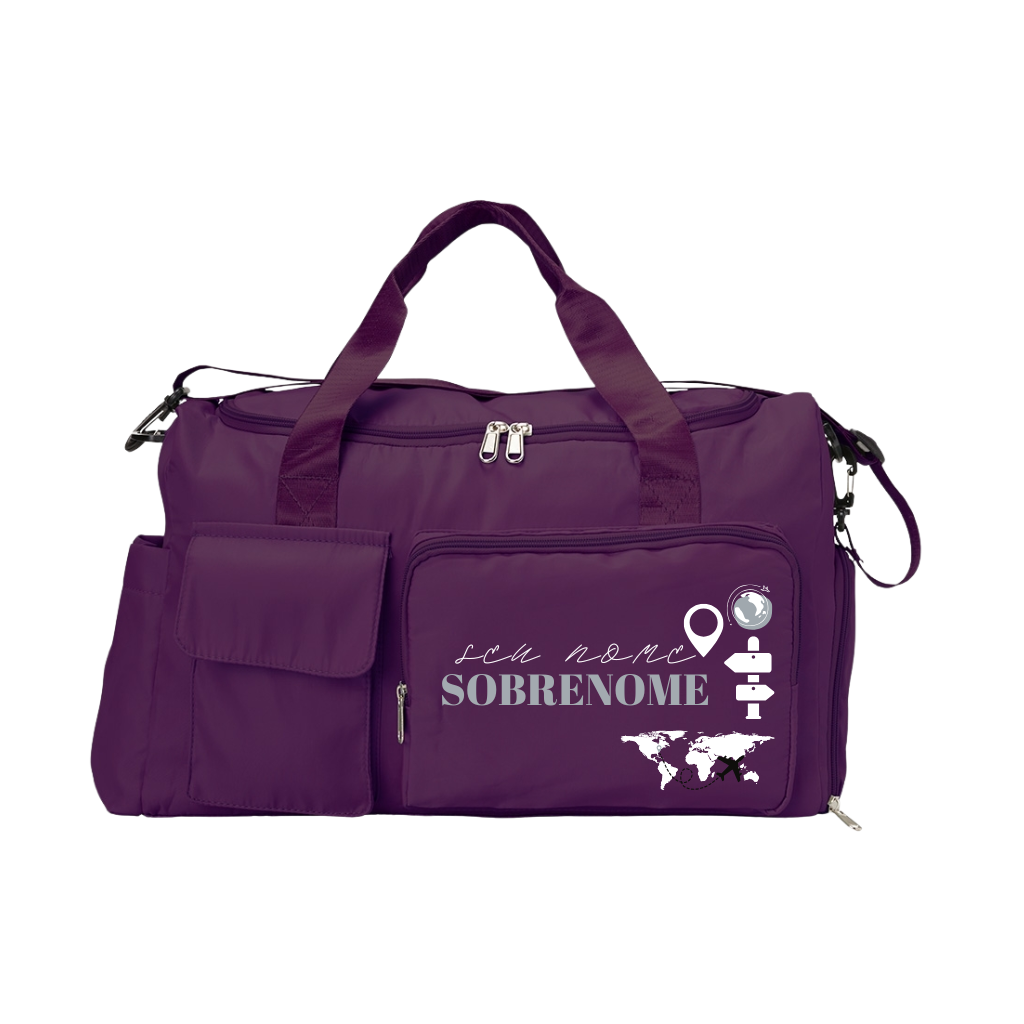 Bolsa De Viagem Personalizada com Seu Nome - Viagem