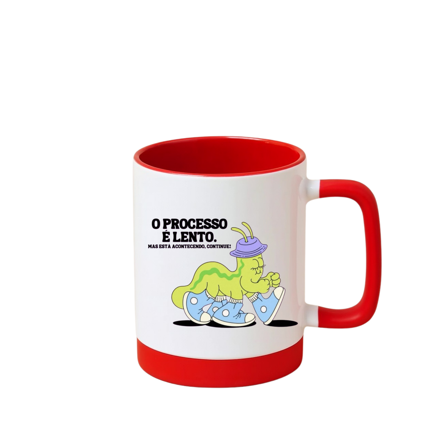 Caneca com Base de Silicone e Alça Emborrachada I O processo é lento (Cópia)
