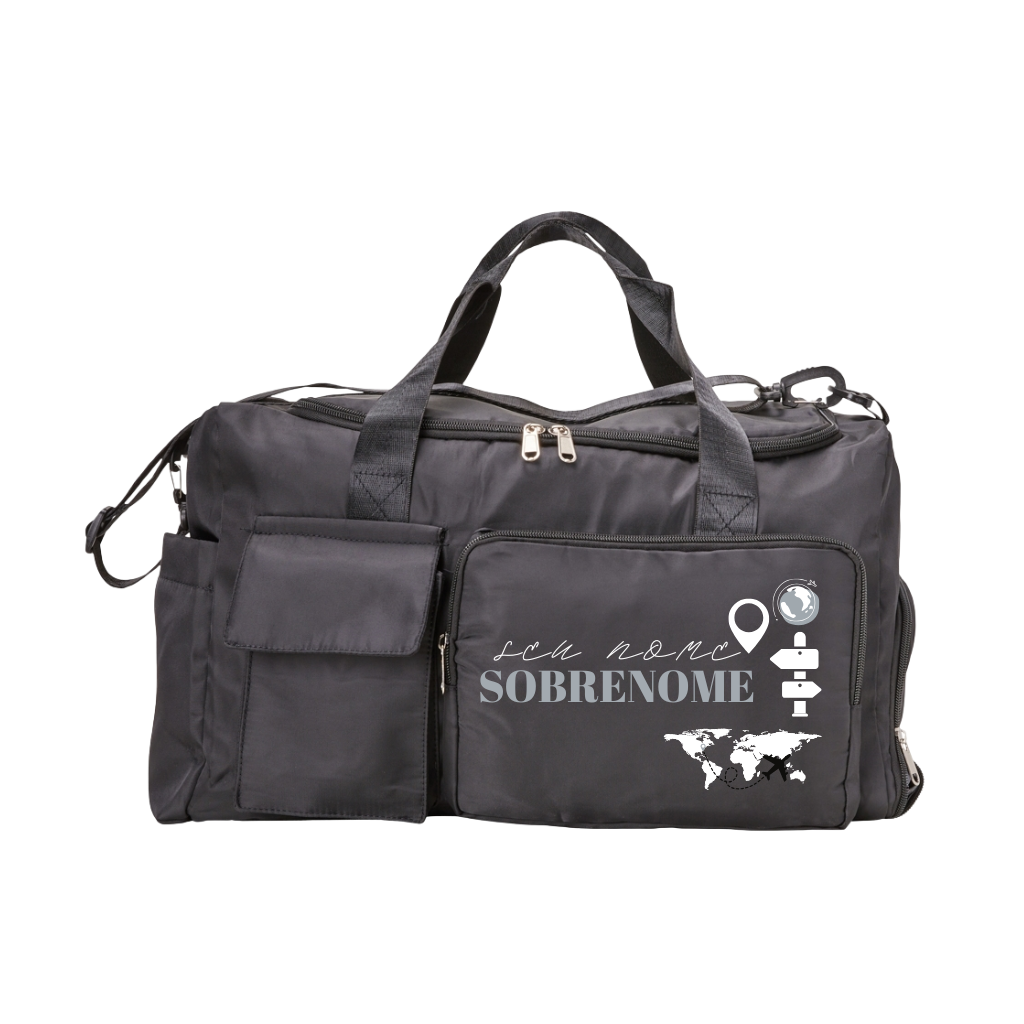 Bolsa De Viagem Personalizada com Seu Nome - Viagem