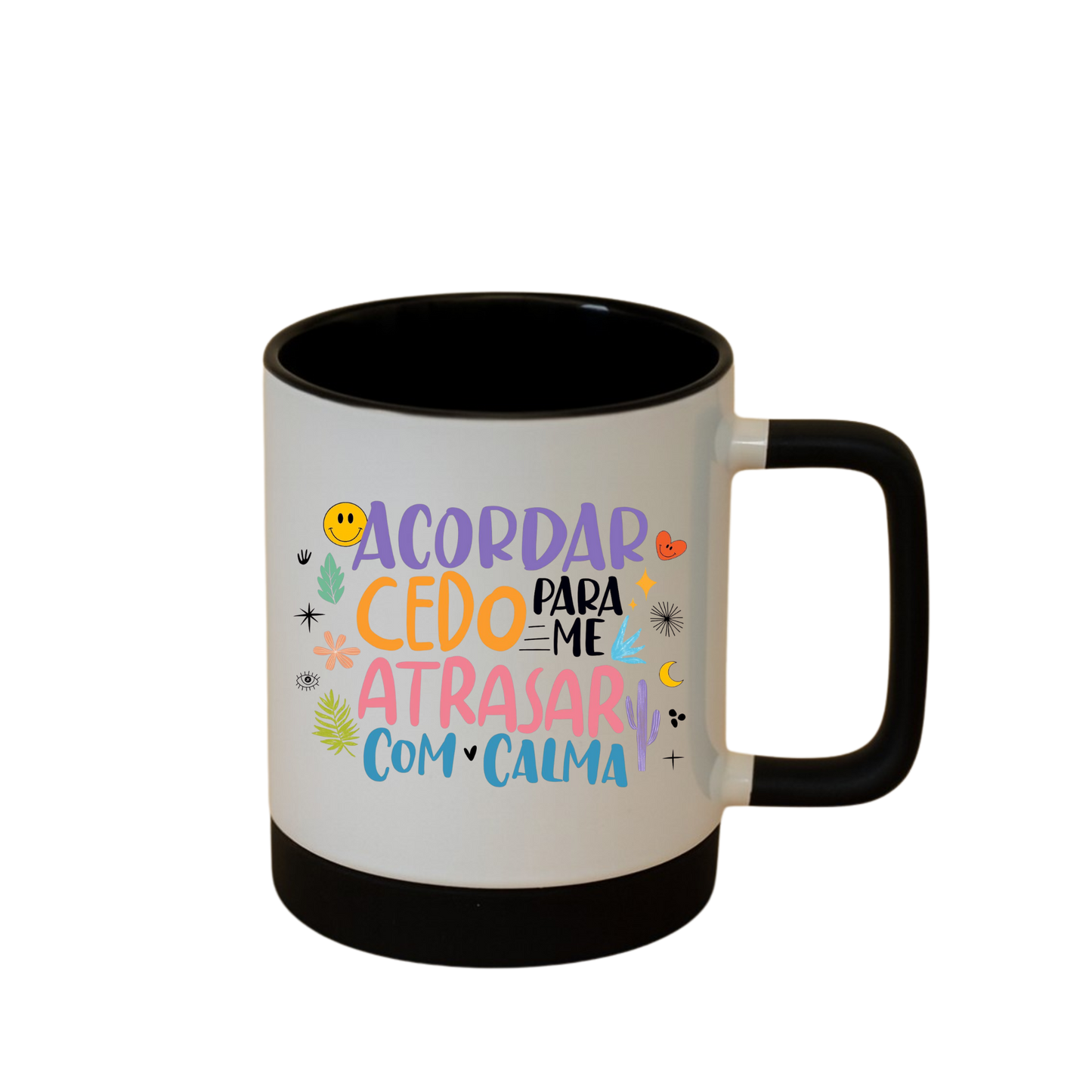 Caneca com Base de Silicone e Alça Emborrachada I Cafeinada eu sou eu sou ótima! (Cópia)