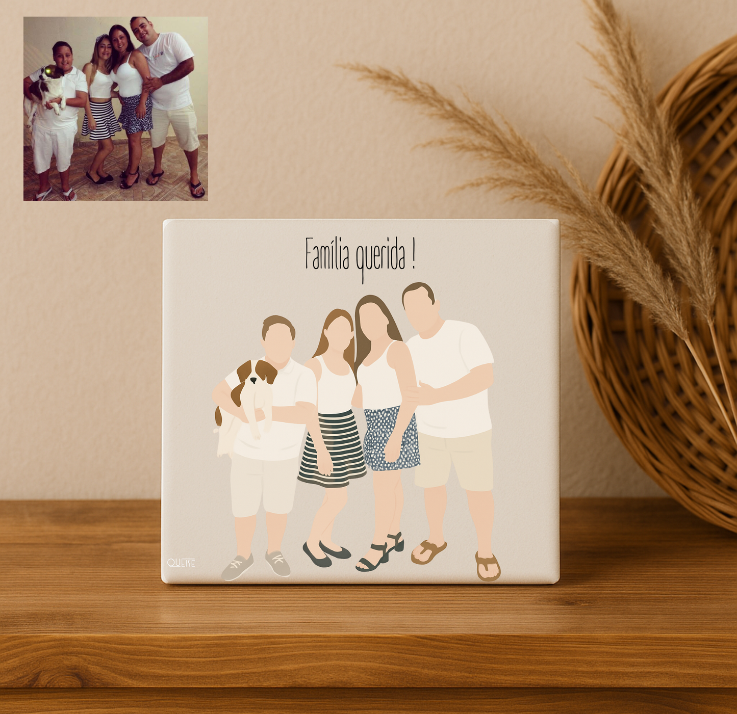 Quadro Azulejo Personalizado com Sua Foto