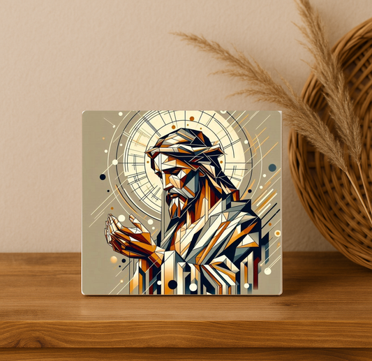 Quadro Azulejo Cristo em Oração
